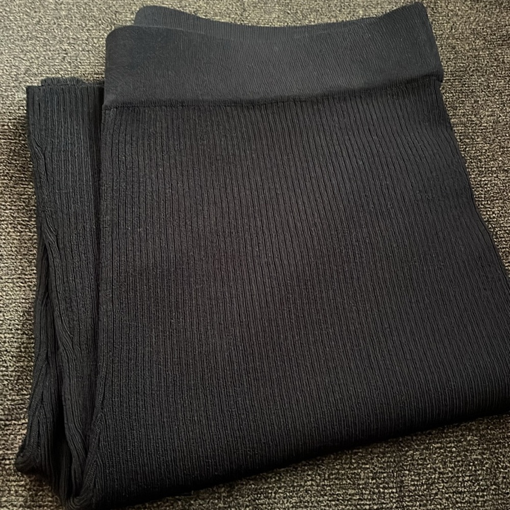 The Drop Wide Leg Ribbed Pants